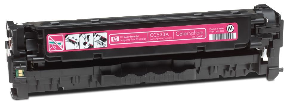 766003 HP CC533A Toner HP CL CC533A r&#248;d 